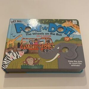 Melissa & Doug Poke-a-Dot! Safari Adventure Book with Blue and Green